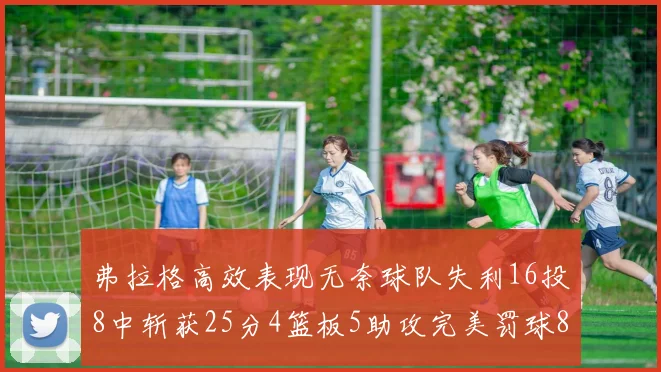 弗拉格高效表现无奈球队失利16投8中斩获25分4篮板5助攻完美罚球8中8