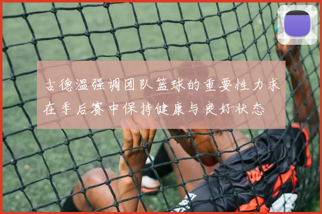 古德温强调团队篮球的重要性力求在季后赛中保持健康与良好状态